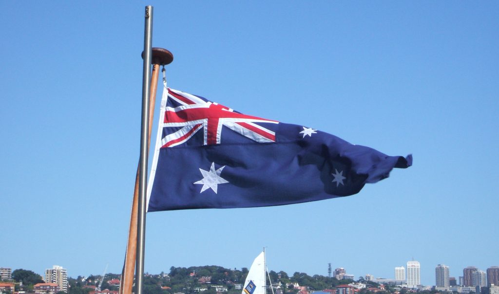 studying Abroad Austalian Flag