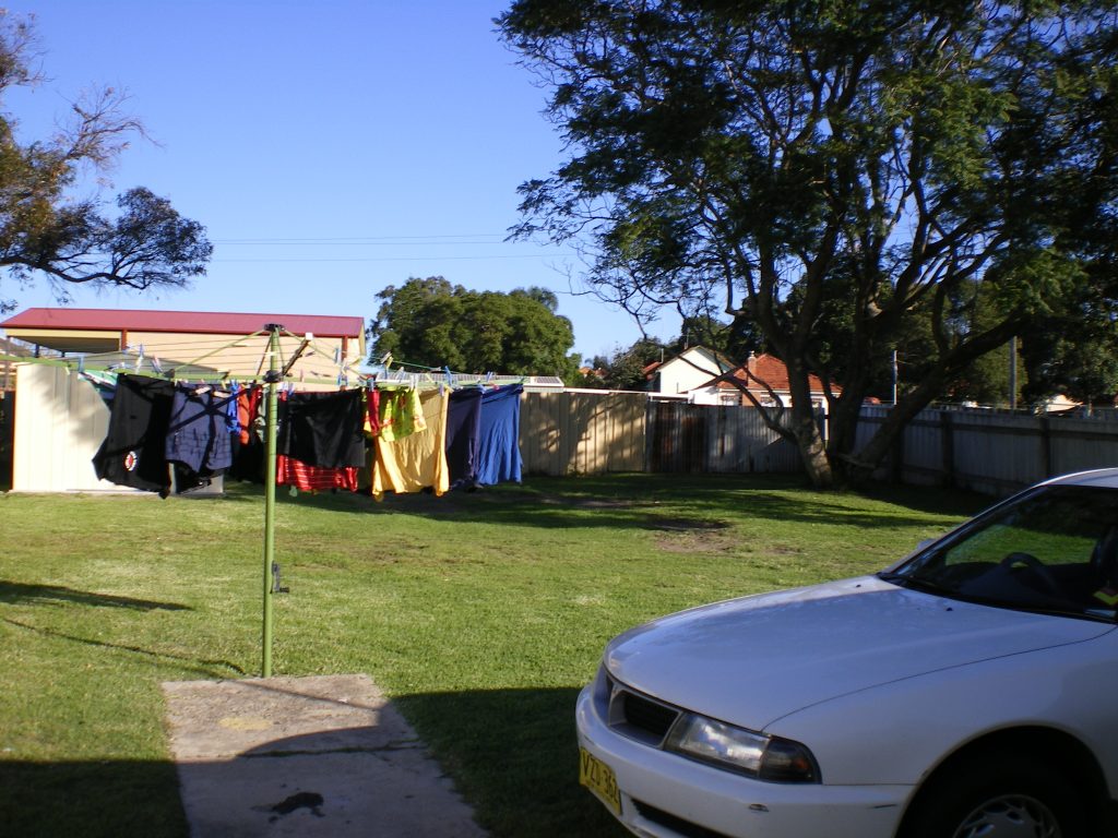 studying abroad line drying