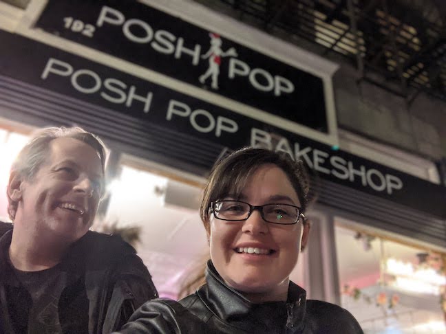 Outside of Posh Pop Bakeshop