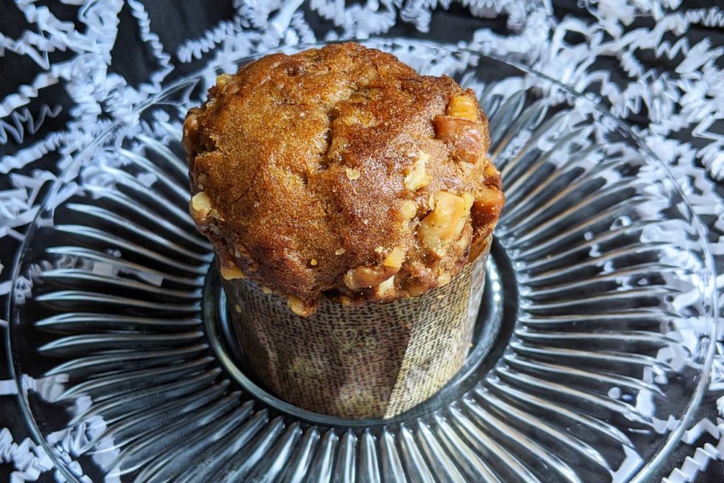 banana walnut muffin krumville bake shop