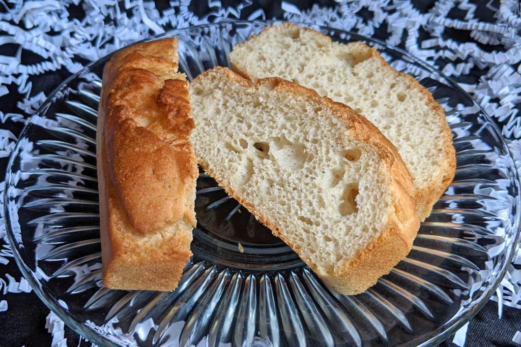 olive oil focaccia loaf sliced krumville bake shop