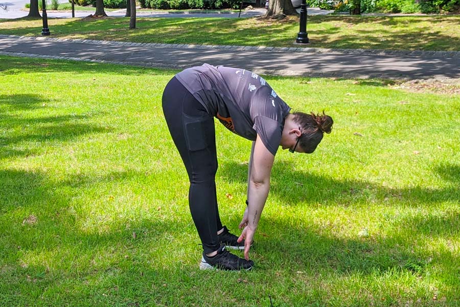 stretches for runners touch your toes