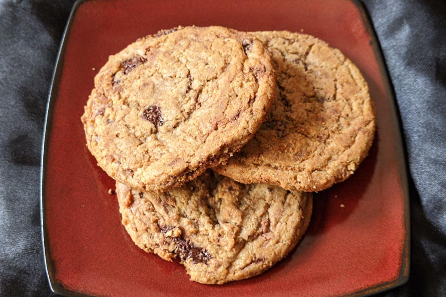 gluten free chocolate chip cookie